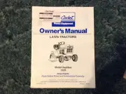 772-4128 - Is A New Original Operators Manual For A Cub Cadet 1225 Mower.