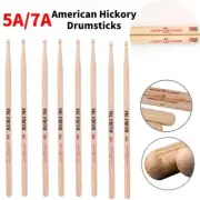 2PCS Drumsticks 5A/7A American Hickory Drumsticks Mallets Jazz Drum Sticks