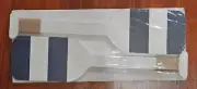 2pc Nautical Horizon Beach Lake House Boat Paddles Decor Blue White 16"x4"