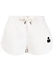 [MARANT ÉTOILE] Mifa logo-print track shorts 40 Neutrals