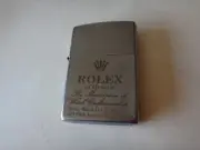 Year 2023 Zippo Lighter ROLEX Geneva MASTERPIECE WATCH CRAFTSMANSHIP Logo
