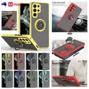 Ring Case Stand Shockproof Magnet Cover For Samsung S24 S23 S22 S21 S20 S10 Note