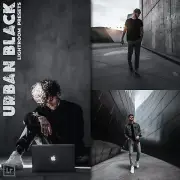 5 Urban Black presets Lightroom presets Black preset Dark presets Moody preset
