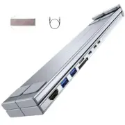 Type C Hubs with 4K USB3.0 Type C PD100W Aluminum Alloy for PC Laptop