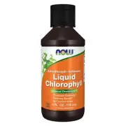 NOW Chlorophyll Liquid Extra Strength Unflavored - 4 fl oz, Internal Deodorizer