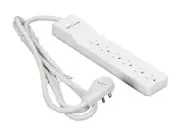 BELKIN BE106001-06R 6 ft 6 Outlets 720 J Home/Office SlimLine Surge Suppressor