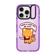 iPhone 16 Pro Impact Ring Stand Case MagSafe Compatible Have a Nice Day by PIKARAR
