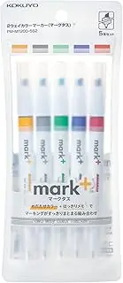 KOKUYO PM-MT200-5S2 Highlighter, 2-Way Color Marker, Marktus, 5 Color Set