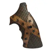 Smith & Wesson K/L Frame Square butt Turkish Walnut Wood Hand Made Nice GunGrips