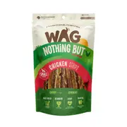 WAG Small Breed Chicken Strips Dog Treats 120g- 120g