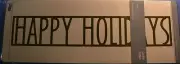 QuicKutz Die Happy Holidays 12 inch Border Die Cookie Cutter Emboss