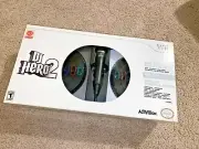 NEW DJ Hero 2 Party Bundle Nintendo Wii Turntable Controllers Mic Game NIB 2009