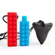 Chew Necklaces and pencil topper chew - SiliconeTeether Necklace for Children