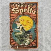 Halloween Witches Book of Spells Secret Hidden Storage Box Owl Moon Broom Flying