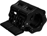 ABOOFAN 1 Pair Fitness Barbell Clamps Collars Quick Release Pair of Locking Weight Clips Barbell for Weightlifting 25mm