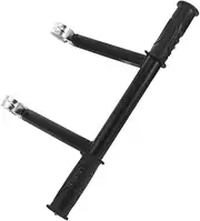 Cabilock Stroller Handle Extender Stainless Steel Pushchair Handlebar Extension for Comfortable Pushing Easy Installation for Stroller