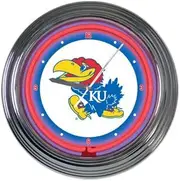 Kansas 15" Neon Clock