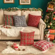Snowflake Pattern Throw Pillowcover Square Cushion Cover Sofa/Bed
