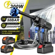 Cordless Pressure Washer, 725PSI Portable Car Washer Gun with 6-in-1 Nozzle
