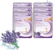 Epielle Nourishing Foot Masks, 6 Pairs Deep Moisturizing Socks with Hemp and Rosemary Extract, Korean Skincare, Spa Gifts (Relaxing Gloves 6-Pack)