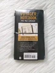Voyager Refillable Notebook TN Black w/Undated Calendar by Peter Pauper Press