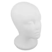 Foam Mannequin Head Head Model for Wig Display Hat Stand Wig Displaying Holder