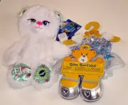 Build a Bear Disney Frozen Fever ELSA 16in. UNSTUFFED Teddy plus Outfit Shoes