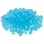 400Pcs Fish Tank Decors Rocks Glow in The Dark Aquarium Stones Glowing Gravel ✪