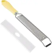 Metal Lemon Zester Grater | Long Handle Tool Lemon Zesters | Cheese Grater Handheld with Protective Cover for Cheese, Lemon, Garlic, Nutmeg