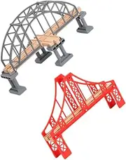 Educational Plaything Learning Toys Train Track Replacement Bridge Bridge Track DIY Toy for Boys and Girls