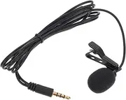 DRESSOOS Lapel Clip Microphone Wired Gaming Mic Phone Microphone Portable Long Wire for Interview Recording