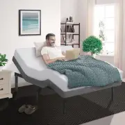 Smart Adjustable Bed Frame Wireless Remote Massage App Control Bluetooth USB