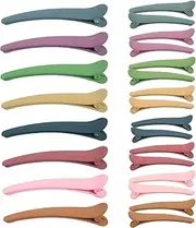 24 PCS Hair Clips for Styling Sectioning, Matte Alligator Hair Clips Hair Barrettes No Crease Duck Billed Hair Clip, Hair Styling Accessories for Women Girls (8 Large and 16 Small)