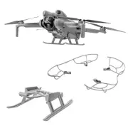 Mini 4 Pro Propeller Guard and Landing Gear, Quick Release Removable Propelle...