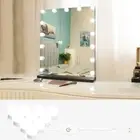 Vanity Mirror Wall Light USB LED Dimmable Cosmetic magnifying10bulbs Home Décor