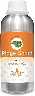 CRYSALIS Ridge Gourd Oil | Pure & Natural Undiluted Cold Pressed Carrier Oil - 1000ml/33.81 fl oz