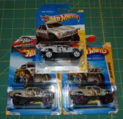Lot of 3 - 2010 Hot Wheels New Models - Sandblaster - Color Variations