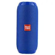 Loud Bluetooth Speaker Wireless Waterproof Outdoor Stereo Bass Usb/Tf/Fm Radio Blue