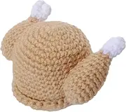 Funny Turkey Hat, Novelty Knitted Turkey Headwear Cosplay Caps, Breathable Cosplay Caps, Exquisite Turkey Hat for Birthday, Easter Celebrations