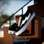 范斯 VANS REVENGE X STORM 男鞋黑色白色閃電圖案休閒運動鞋