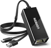 UGREEN Ethernet Adapter Compatible with Fire TV Stick 4K Max Lite Chromecast Google Home Mini Micro USB to RJ45 Converter Network Adaptor with 1M Power Supply Cable