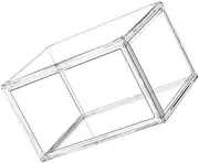 iplusmile Multi Functional Clear Book Storage Case Sturdy Desktop Organizer for Office School Transparent Design for Easy Visibility for Books More Extra Large