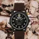 【Timberland】天柏嵐 NORTHBRIDGE系列 經典型男腕錶 皮革錶帶-黑/咖啡45mm(TDWGA2152104)