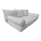 6PC Mattress Bolster Back Rest Pillows Fiberfill 'INSERT ONLY' S.3 Twin-XL Size