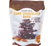 4x Trader Joe’s Dark Chocolate Bark with Almond, Pretzel & Sea Salt, Kosher