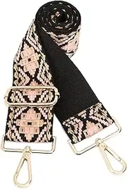 [GINJKGO] Purse Straps Replacement Crossbody - Adjustable Bag Strap for Purses, Wide Shoulder Strap for Women Guitar Purses