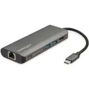 StarTech USB Type-C Mini Laptop Docking Station DKT30CSDHPD3 - Black, Grey
