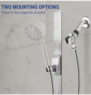 Waterpik 18 in. Magnetic Shower Slide Strip Accessory Kit in Chrome
