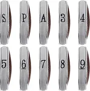 [Andux] Mesh Golf Iron Club Head Covers with Zipper Left and Right Handed 10pcs/Set