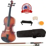 Violin Acustico Para Niños Niño Niña Con Estuche Duro Rigido Arco Principiantes